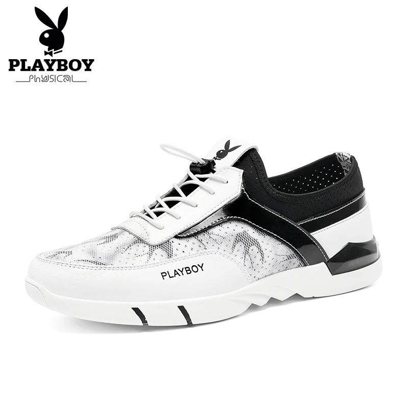 PLAYBOY новые оригинальные ультра легкие кроссовки Мужские дышащие кроссовки Светоотражающие женские теннисные туфли беговые Вулканизированная обувь