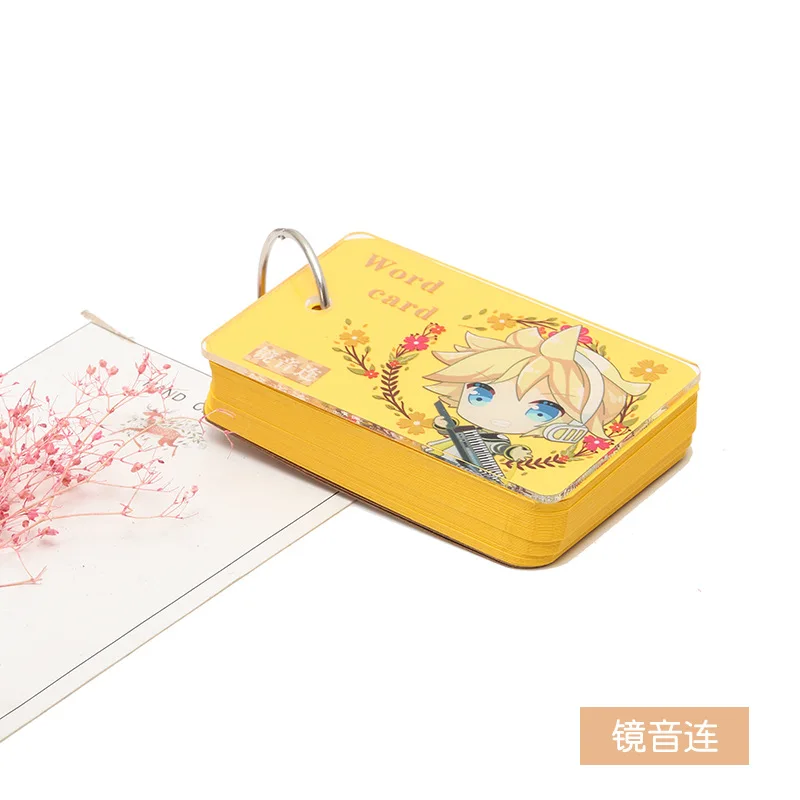 Luo Tianyi Vocabulary Book Student Memories Portable Blank Card with Word Card Surrounding