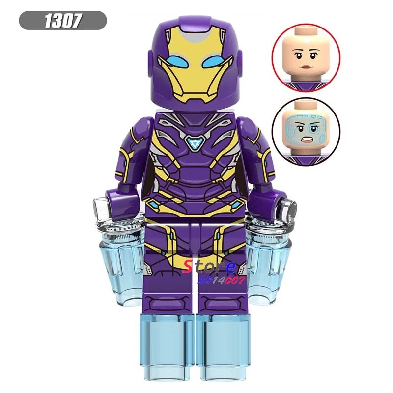 50 шт. Мстители эндгейм Железный человек Бесконечность гаунтлет с мощными камнями MK85 AntMan Hawkeye войны машина строительный блок для детей - Цвет: XH1307