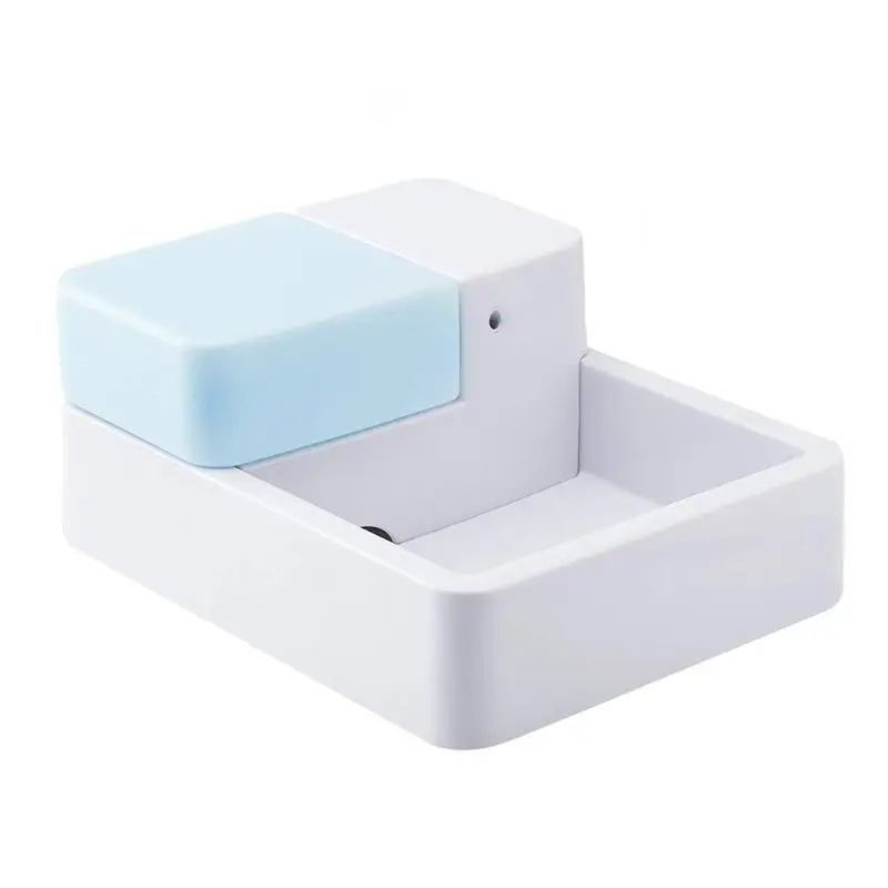 1.8L светодиодный автоматический для кошек, собак, котят фонтан с питьевой водой миска для домашних животных напиток тарельчатый фильтр фонтан для домашних животных поддержка - Цвет: EU