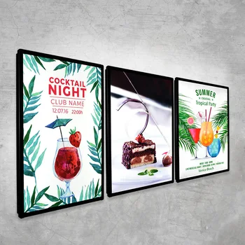 

led lightbox display snap frame led light box advertising led sign light box