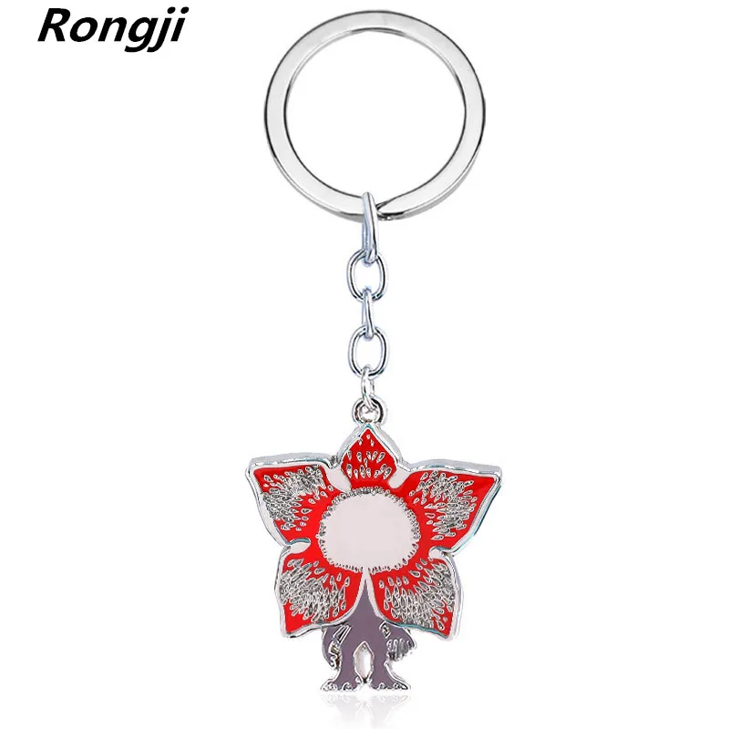 

Thriller US TV Stranger Things Demogorgon Monster keychain car bag keyring Pendant llaveros Charms fashion jewelry accesorios