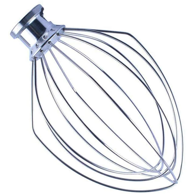 Wire Whip Attachment for Tilt-Head Stand Mixer for KitchenAid K5AWW 5 Quart KSM50, KSM5 Egg Cream Stirrer Accessories 1