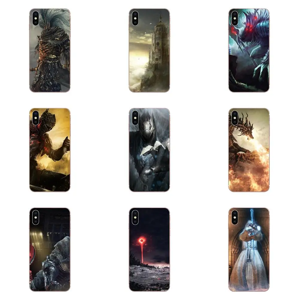 

TPU Protector For Huawei P7 P8 P9 P10 P20 P30 Lite Mini Plus Pro Y9 Prime P Smart Z 2018 2019 Fashion Dark Souls Moblie
