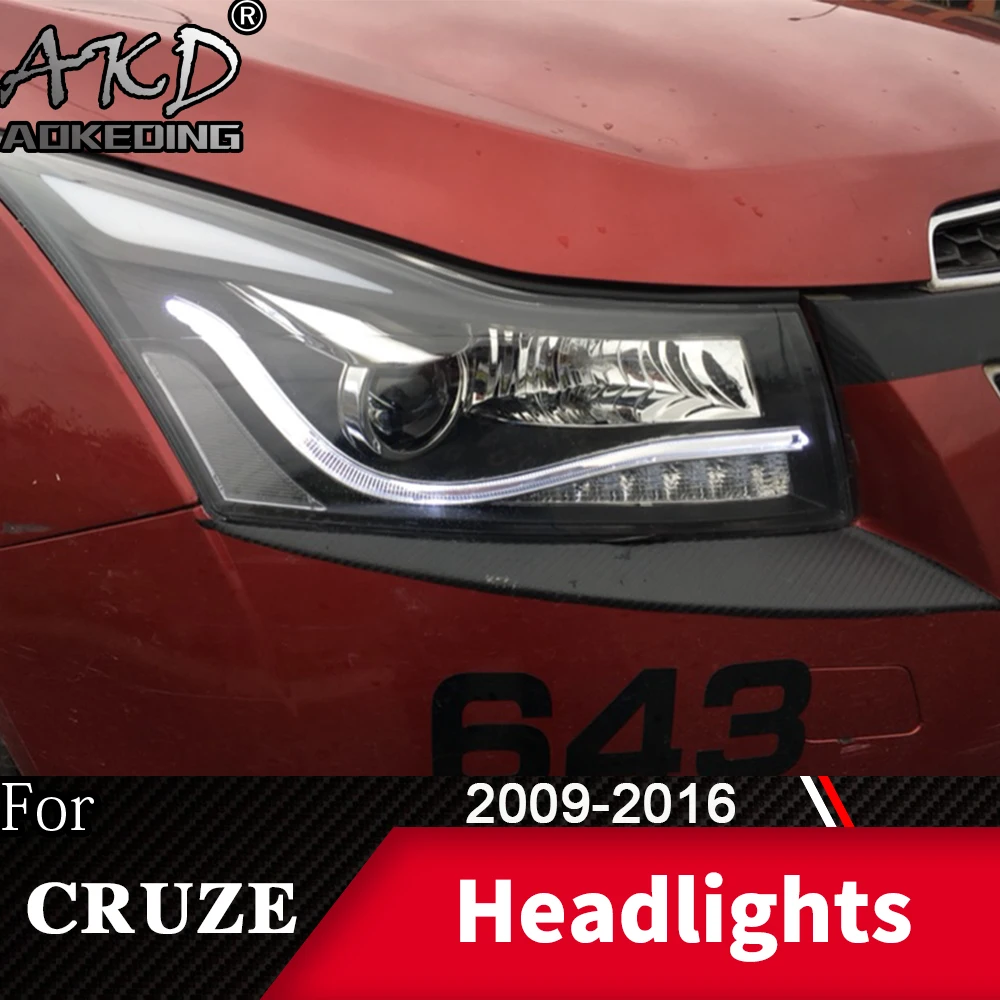 Передняя фара для автомобиля Chevrolet Cruze 2009-2016 передние фары s Противотуманные