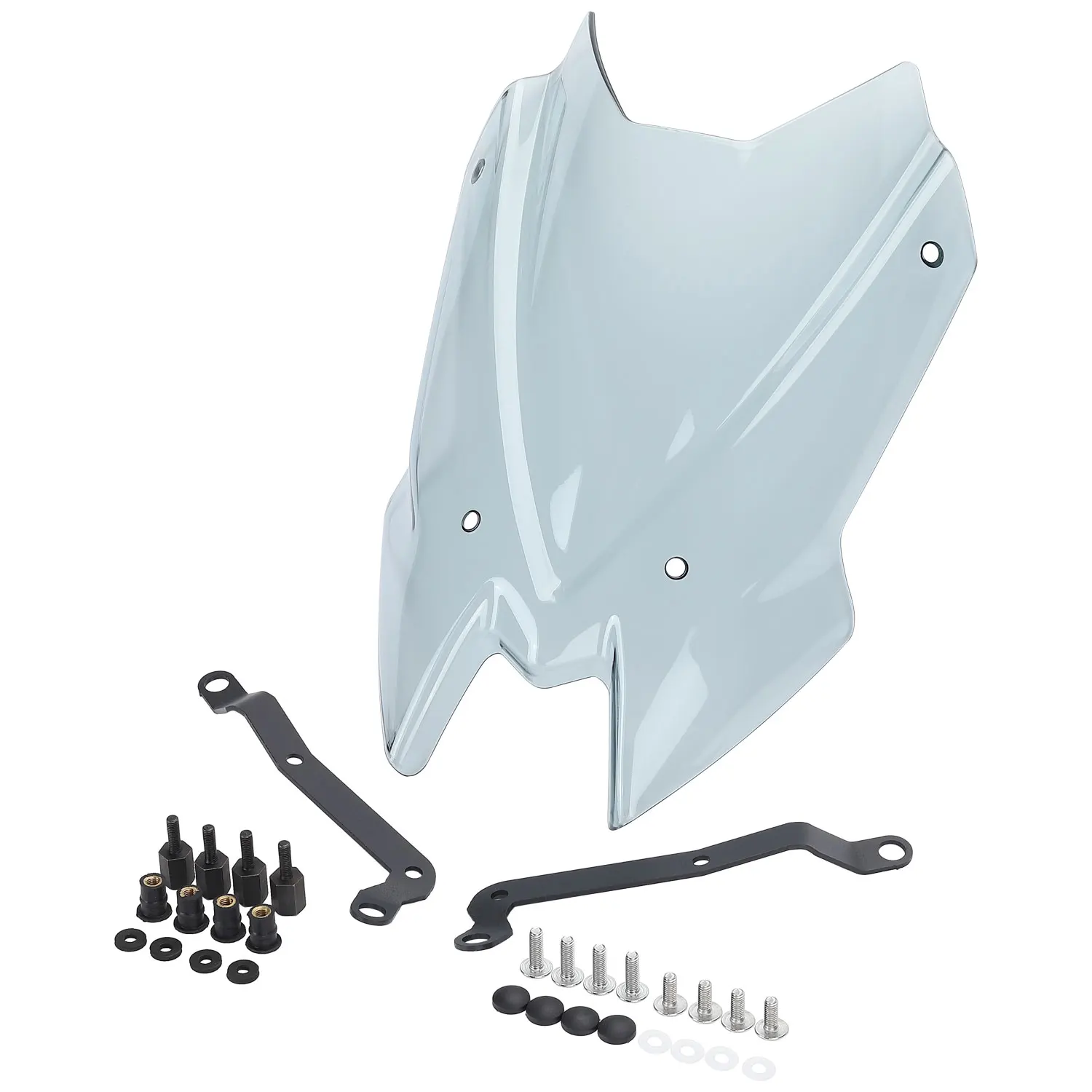

Motorcycle For kawasaki Z650 2020 Windshield Windscreen Accessories z650 Wind Shield Screen Protector Parts With Bracket