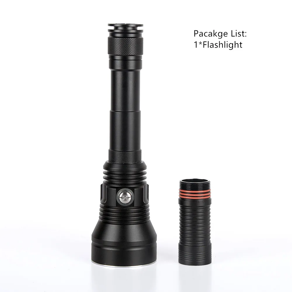 Package A Профессиональный фонарик для дайвинга XHP70.2 супер яркий 26650 светодиодный подводный фонарь 200 м XHP70 IPX8 водонепроницаемая лампа для дайвинга - Испускаемый цвет: Package A
