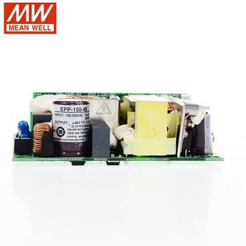 

MEAN WELL EPP-150-48 150W 48V Industrial Open Frame Power Supply 110V/220VAC to 48V DC 3.125A green PCB power unit PSU with PFC