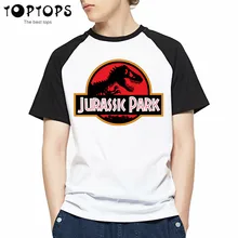 Мужская крутая футболка с принтом парка Юрского периода, повседневная забавная футболка, Harajuku, удобный топ, футболки, хипстер, с круглым вырезом, короткий рукав, футболка