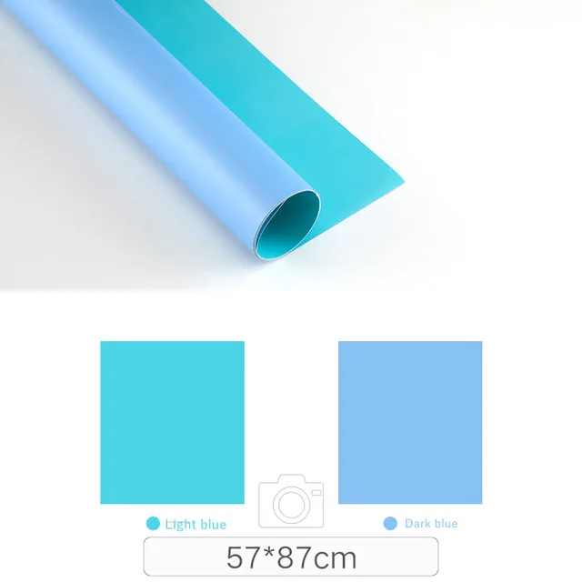 Photography Backdrops Photo Wallpaper 57*87cm 2sides Solid Color Background Paper Props For Photo Studio Shoot Product Cosmetics Background 06