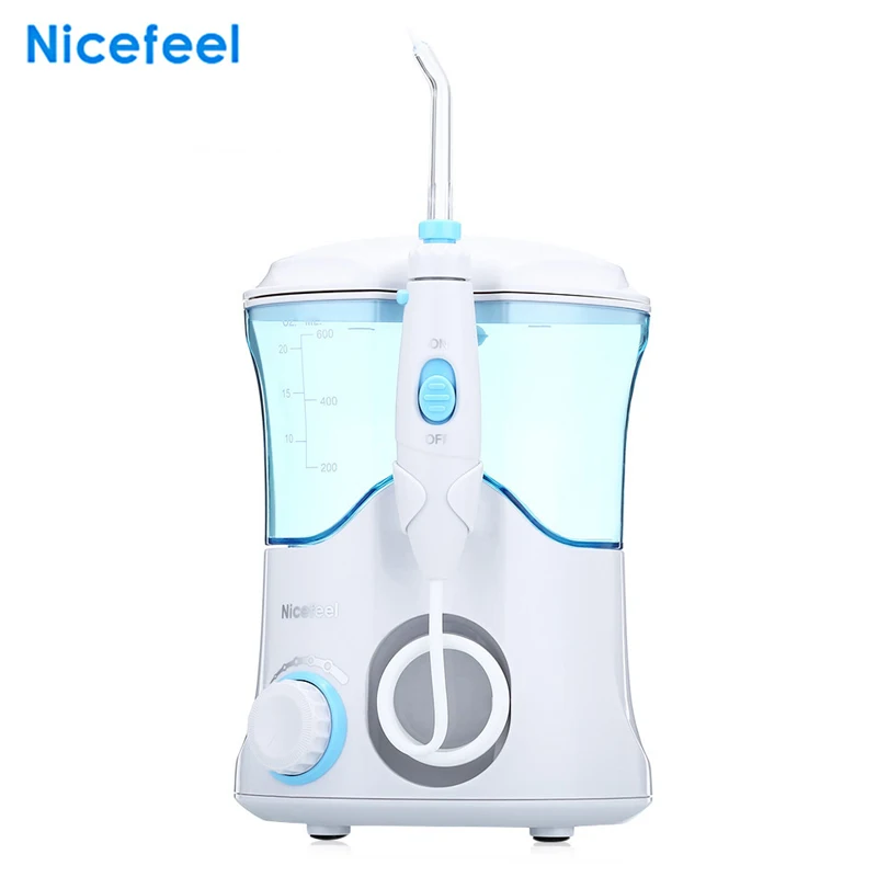 

Nicefeel FC169 Electric Dental Flosser 600ML Oral Irrigator Water Jet Teeth Deep Cleaner Portable Oral Hygiene Irrigator Set