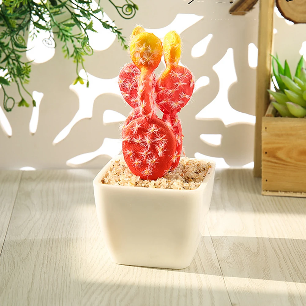 Мини имитация тропического растение кактус бонсай DIY домашний рабочий стол вечерние Цветочные украшения креативное украшение макет сцены