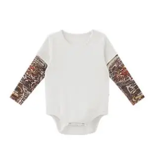 white blouse 73cm Детские комбинезоны для новорожденных мальчиков и девочек, детский комбинезон, Солнцезащитная детская одежда с длинными рукавами и цветочным принтом - Цвет: white blouse 73cm