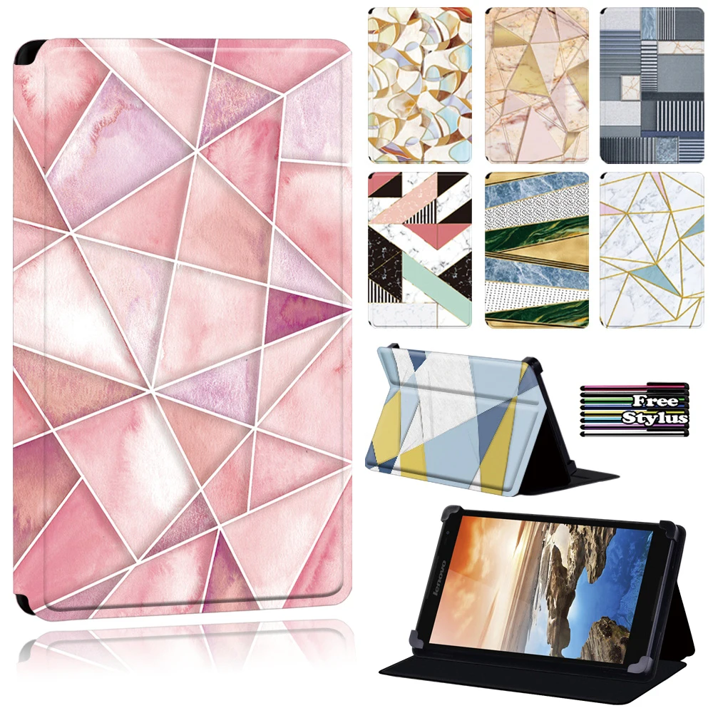 Кожаный чехол для планшета Lenovo Yoga Tab(A8 50 A5500/S8 50)/Lenovo Tab 8/Lenovo A7 (30 A3300/50 A3500)/thinkpad Tablet 2/Yoga(Book/Tab 4 Plus)|Чехлы планшетов
