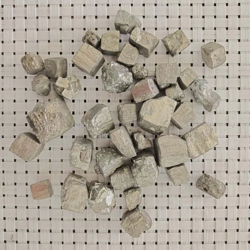 100 грамм натуральный камень и минеральный Пирит куб образец целебные кристаллы