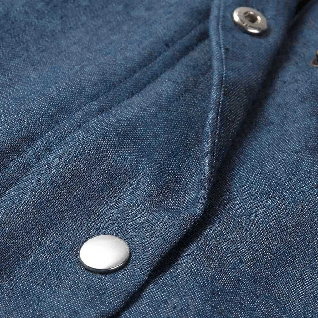 Пальто 2019Top новая популярная женская теплая Повседневная джинсовая куртка с капюшоном и длинным рукавом Длинная Джинсовая Верхняя одежда пальто для женщин Manteau Femme Hiver