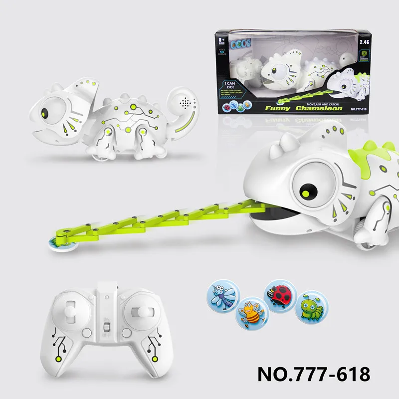 

Remote Control Chameleon Axially Extensible su shi Money Electronic Smart Machine long wu Toy Shining Voice CHILDREN'S Toy 618