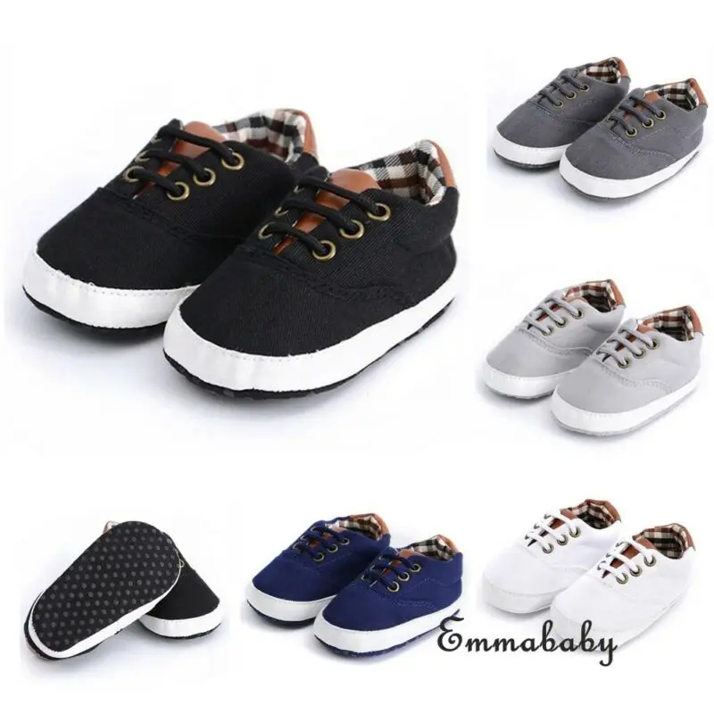 

2020 Baby Summer Shoes Newborn Baby Girl Boys Causal Bow Anti-slip Shoes Plaid Patchwork Soft Sole Sneakers Prewalker 5Color