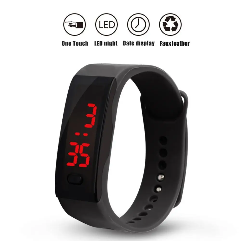 

Child Watches New LED Digital Wrist Watch Bracelet Kids Outdoor Sports Watch For Boys Girls Electronic Date Clock Reloj Infantil