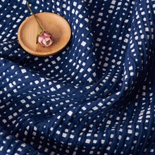 Высокое качество хлопок tissu Лидирующий бренд синий и белый в клетку пряжа окрашенная ткань осень и зима утолщение Верхняя одежда материал