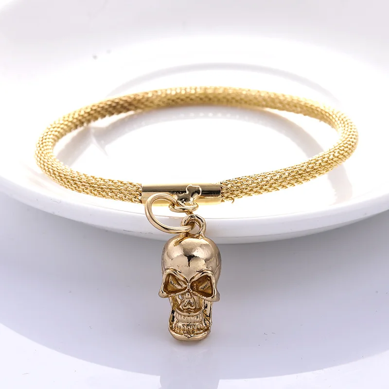 

LZHLQ Retro Cuff Bracelet Fashion Geometric Simple Thick Metal Chain Bracelet 2020 Trendy Women Plated Maxi Jewelry Accessories