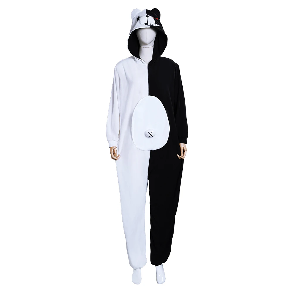 Danganronpa Pyjama - Monokuma and Monomi Cosplay Costume Jumpsuit 