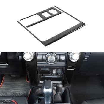 

Auto Styling Cigarette Lighter Decoration Trim For Toyota 4Runner 2010+ Carbon fiber Socket Sticker Car Interior Accessories