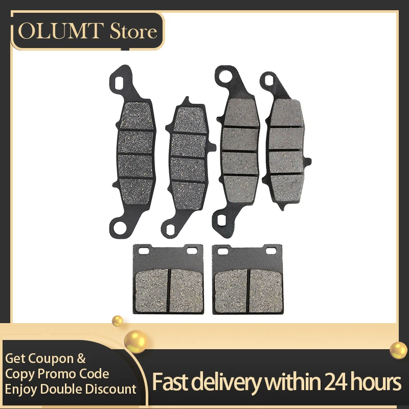 Pastiglie Freno Moto Kit Anteriore E Posteriore Per Suzuki Gsx750 Gsx600 Fw/Fx/Fy/Fk1/Fk2/Fk3/Fk4/Fk5/Fk6 Gsf600S Gsf600 Sv650 Sv650X