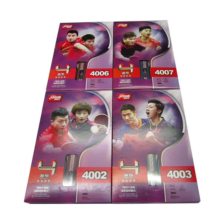 

Table Tennis Racket DHS Four Stars Table Tennis Racket DHS 4-Star Table Tennis Racket Standard Penhold