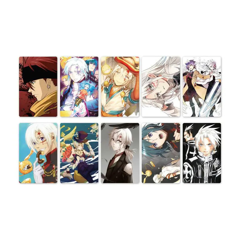 10 шт. Аниме D. Gray-Man Card стикер s Водонепроницаемая крапленая карта наклейка Дети стикерные игрушки для детей коллекция подарок
