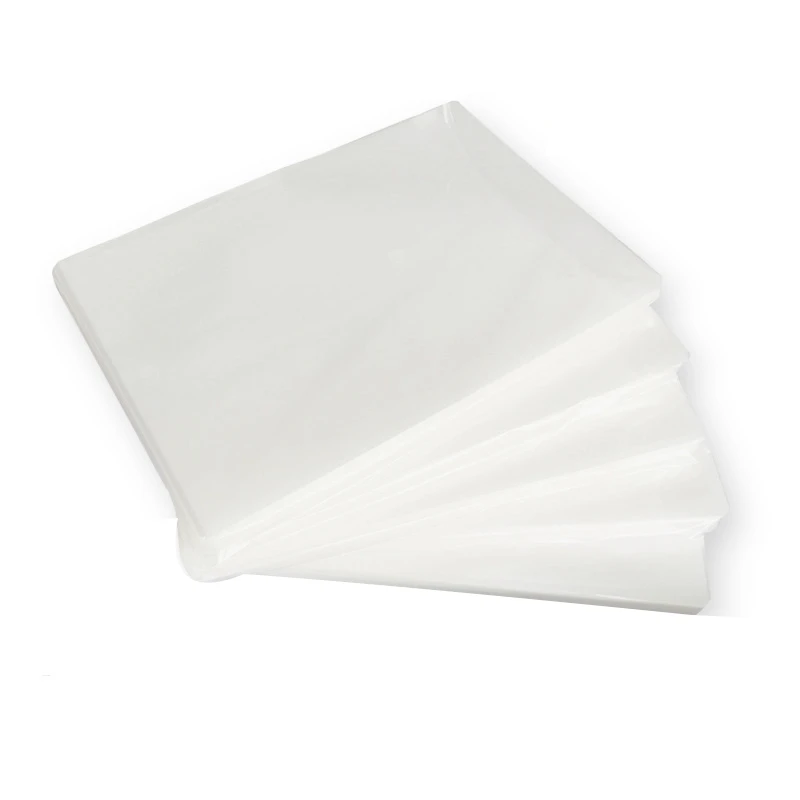 100Pcs/Pack A4 100Mic 303X217mm Laminator Flim PET+EVA Material 100Pcs/Pack for Photo/Files/Card/Picture Laminating