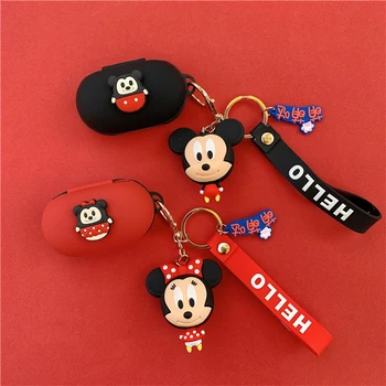 

Cute Silicon Cover for Samsung Galaxy Buds 2019/Buds+ Plus 2020 Case Charging Box Bluetooth Earphone Protect Skin Decor Lanyard