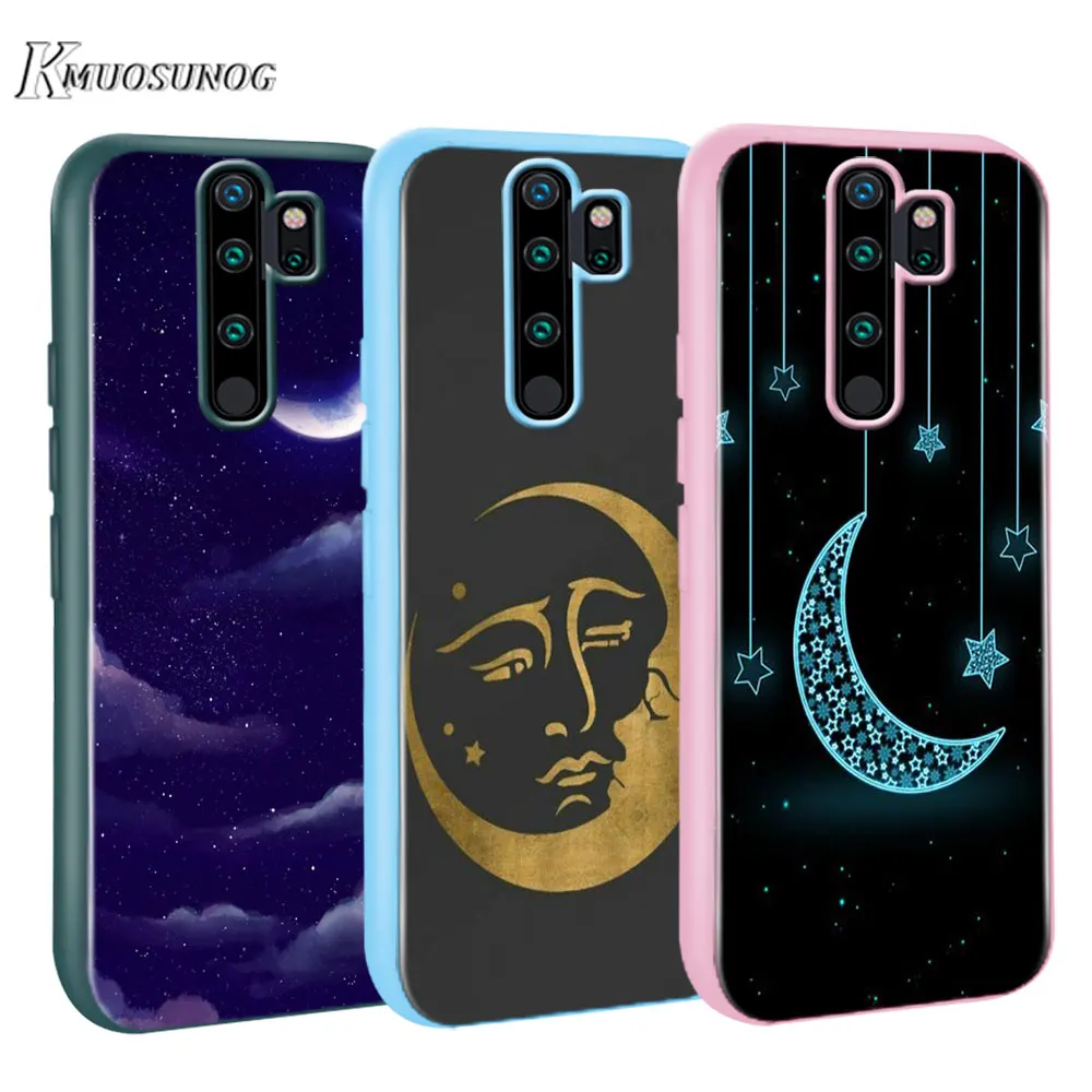 

for Xiaomi Redmi Note 8T 8 7 6 Pro Baseus Candy Color Cover Fantasy moon for Redmi Note 5 Pro 5A 4 4X Case