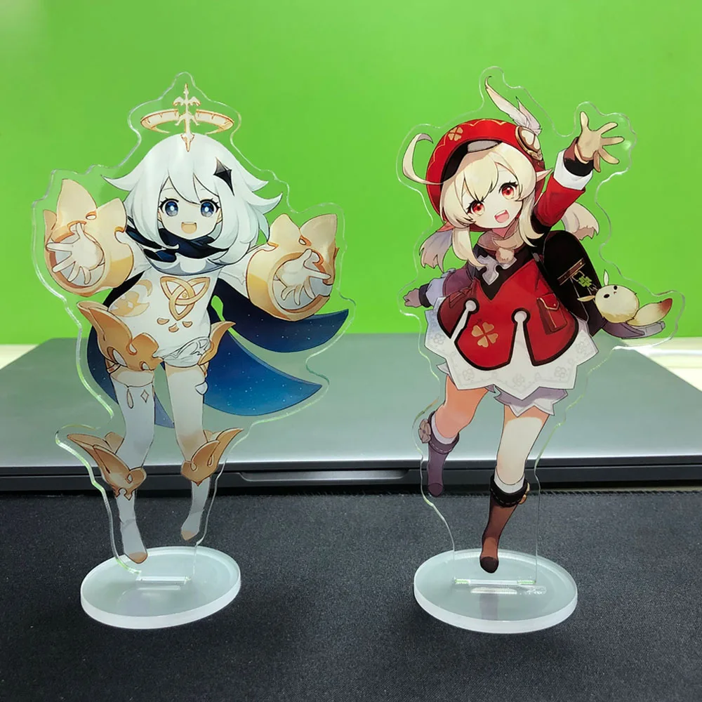 Горячая игра Genshin ударный персонаж акриловая фигурка подставка модель тарелка декор стола Барбара милый стоячий знак отличные подарки|Брелоки| | АлиЭкспресс - Топ аксессуаров с Али
