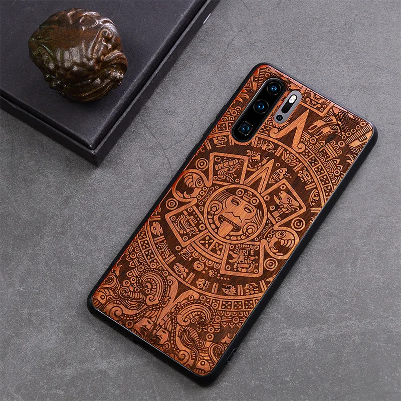 Деревянный чехол 3FCASE P30 Pro для Huawei роскошный деревянный Lite силиконовый Lite|Бамперы|