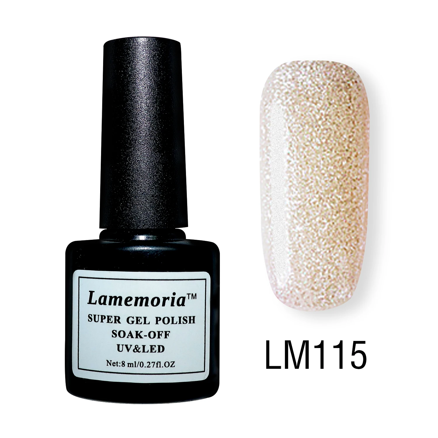 LM115 Lamemoria, 8 мл, Гель-лак для ногтей, гибридный, все для маникюра, 60 цветов, полуперманентный УФ лак для ногтей, Prime Gel Ongle Paznokcie - Цвет: LM115