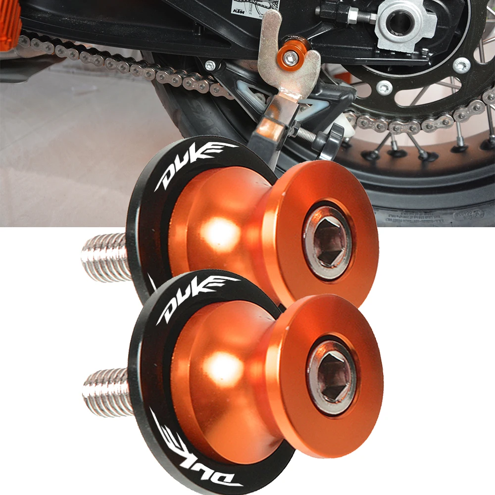 

For KTM DUKE 125 Duke 200 Duke 390 690 790 990 10MM Motorcycle Stand Screws Motorcycle Swingarm Spools Slider Stand Screws