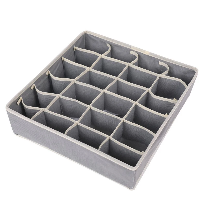 Multi-grids Underwear Storage Box Sock Bra Underpant Organizer Lattice Mesh Drawer Tidy Divider Practical Grid underwear 