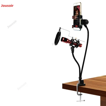 

Microphone stand live singing wireless microphone shelf desktop desktop phone clip wheat rack universal CD50 T07