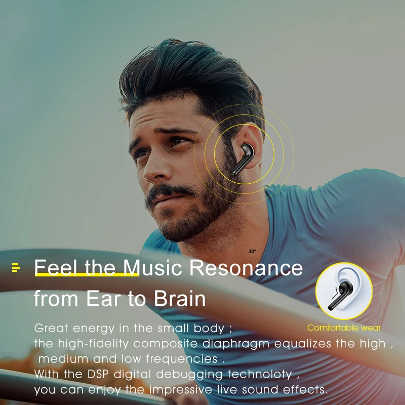 AWEI T15 TWS Bluetooth Earphones Mini 