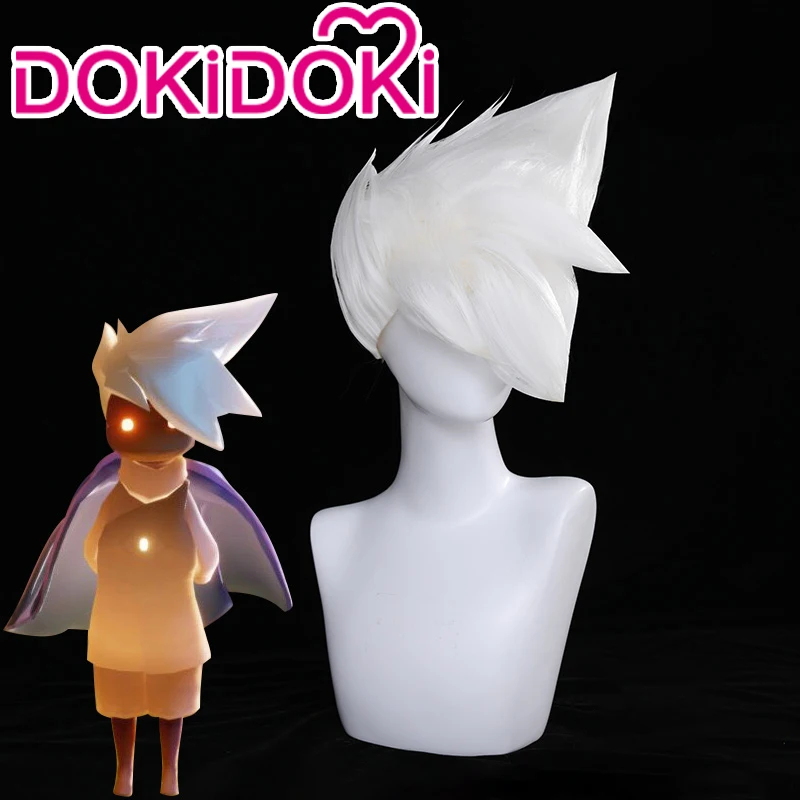 DokiDoki Game Sky: светильник ожидающий косплей сезон ритм Какаши парик игра небо: ждет