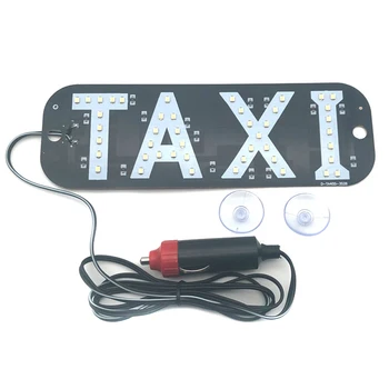 

Taxi LED Sign Warning Light Decoration Indicator Shockproof Safe DC 12V for Car M8617