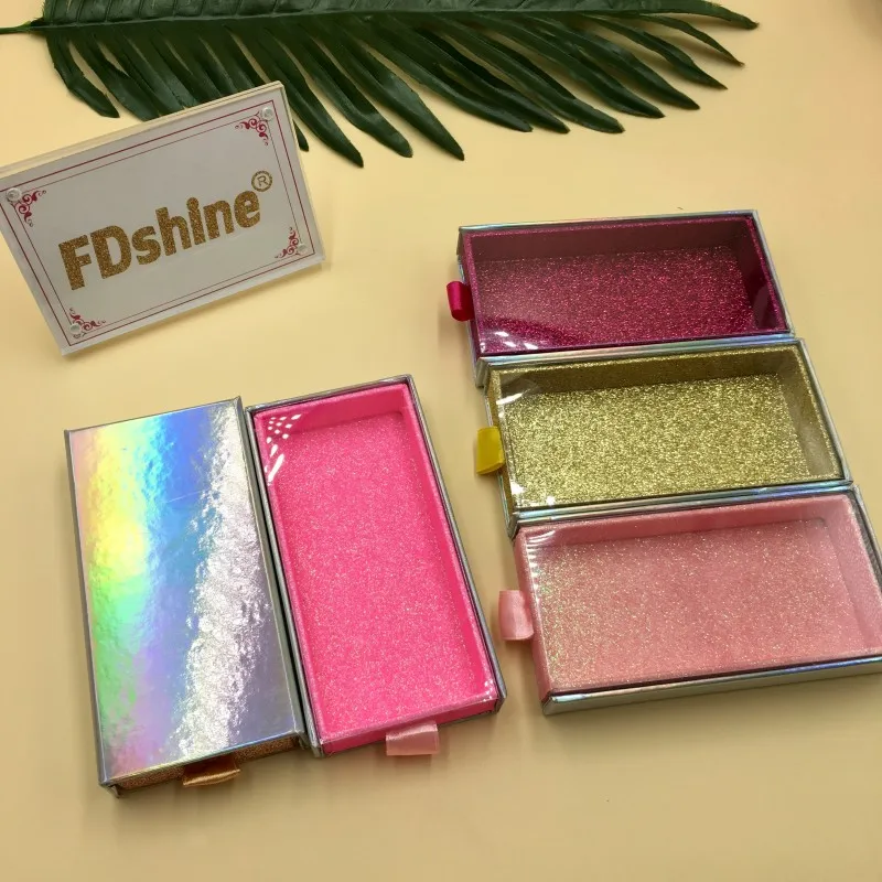 New Glitter Eyelash Packaging 10pcs/lot Empty Lash Box for Long False Eyelashes New Glitter Eyelash Packaging 10pcs/lot Empty Lash Box for Long False Eyelashes
