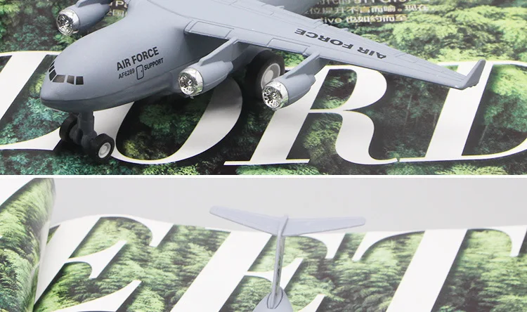 New C17 Military Transport Alloy Models Warrior Children Plane Toy Creative Cake Accessories Furnishings