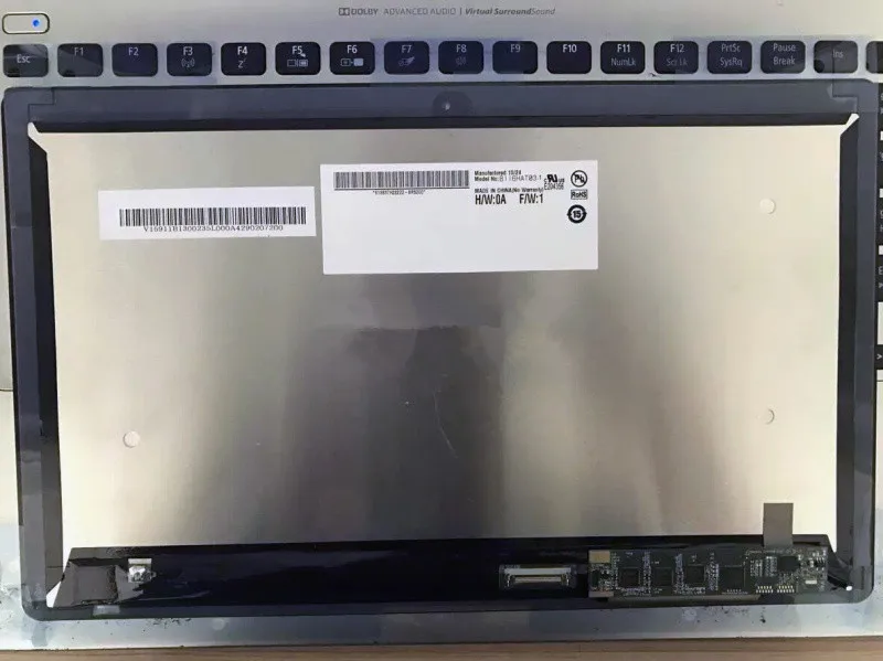 TTLCD B116HAT03.1 планшетный ноутбук для acer ASPIRE W700 сенсорный с экраном