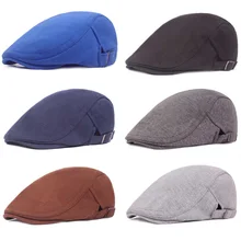 Мужская и Женская Повседневная Кепка, Кепка для гольфа, для вождения, плоская кепка, кепка газетчика