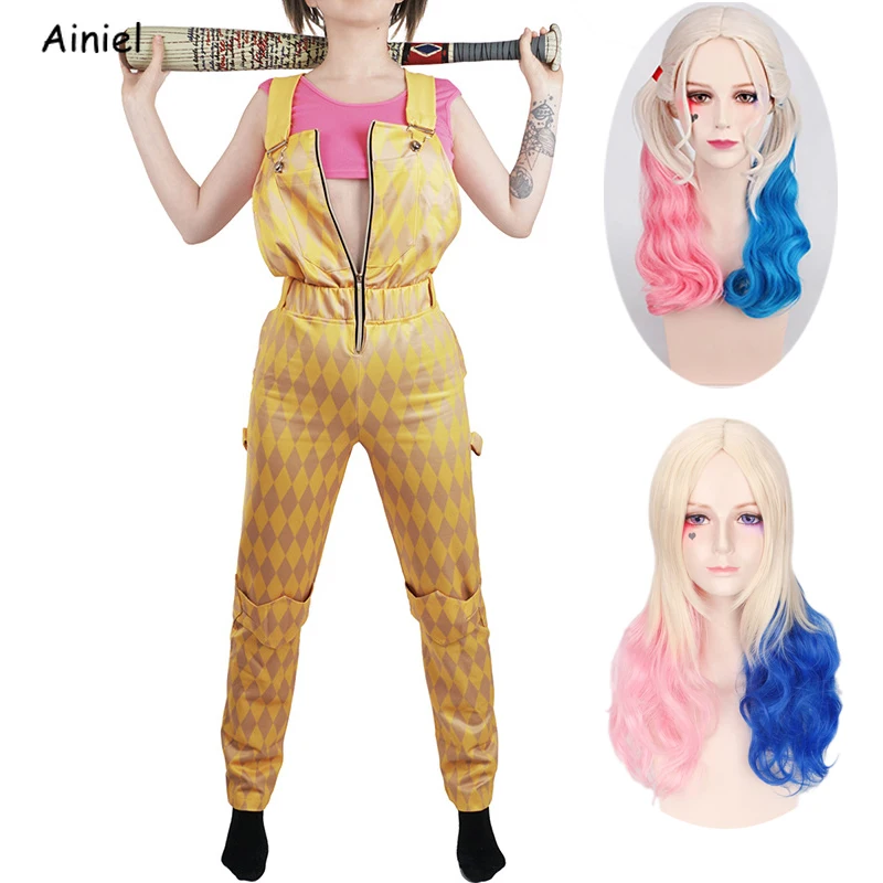 Костюм Харли Квинн из фильма Птицы добычи костюм для косплея нижнее белье парик