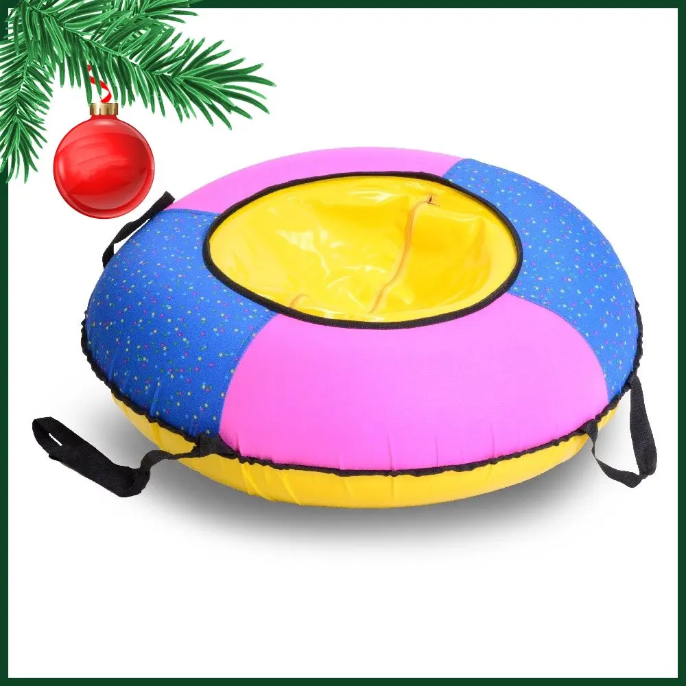 Tubing tianytolkai 83 cm Oxford with camera Snow tube Inflatable sledge Baby Children's winter scooter Ski Floated Skiing Board PVC Outdoor