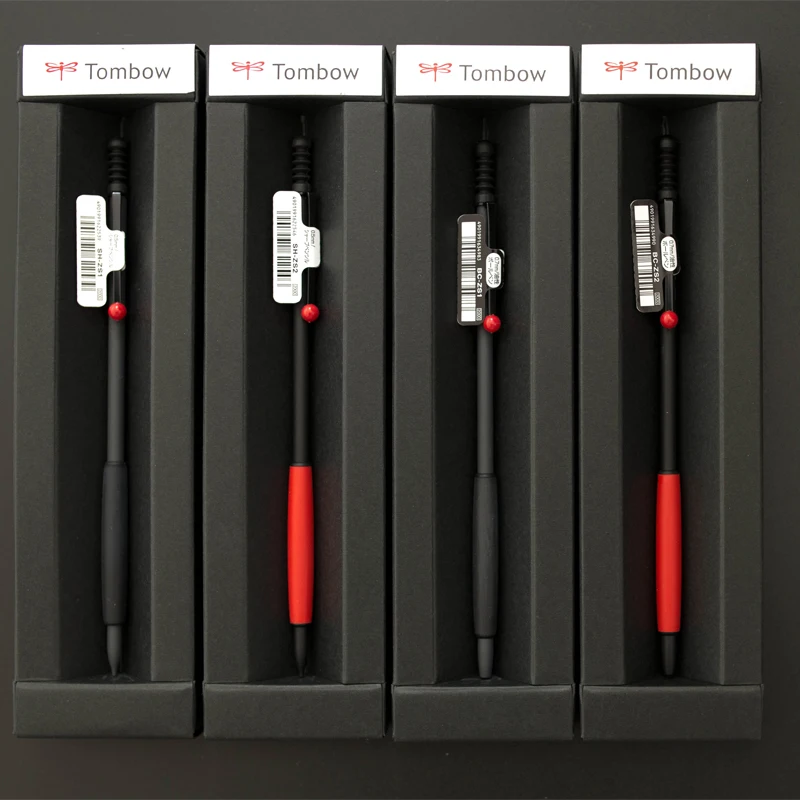 Красная точка дизайн премия японский Tombow Zoom 707 стрекоза металлический корпус