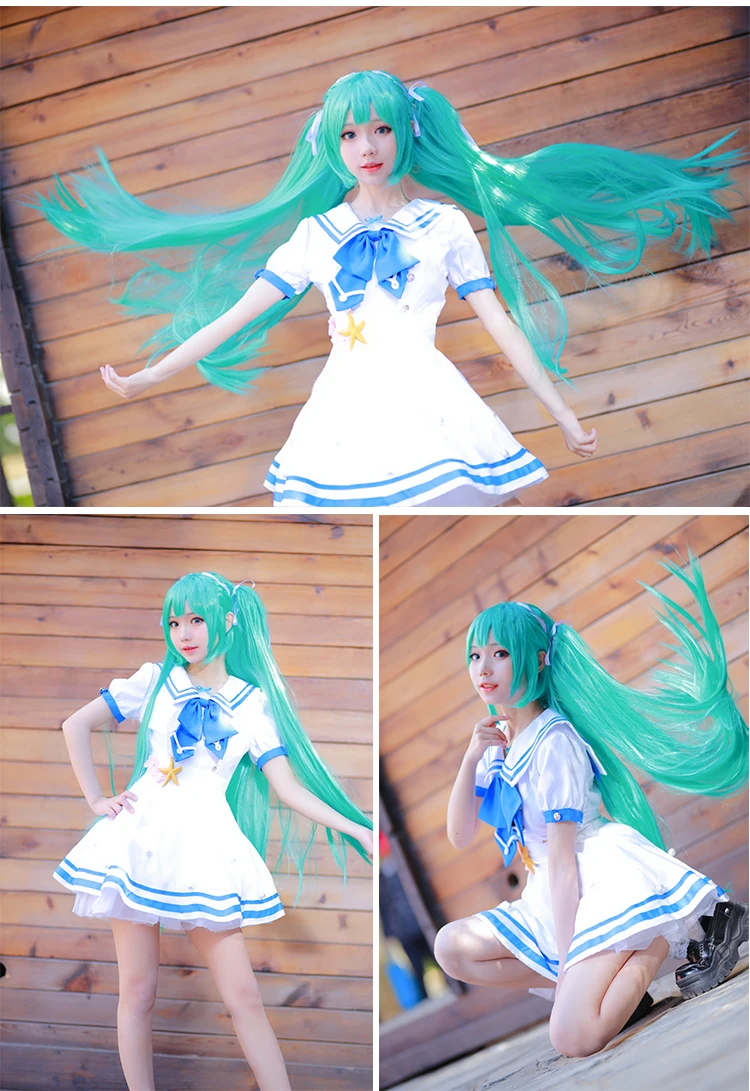VOCALOID Hatsune Miku косплей костюм матроса костюм Лолита повседневные наборы студенческий костюм